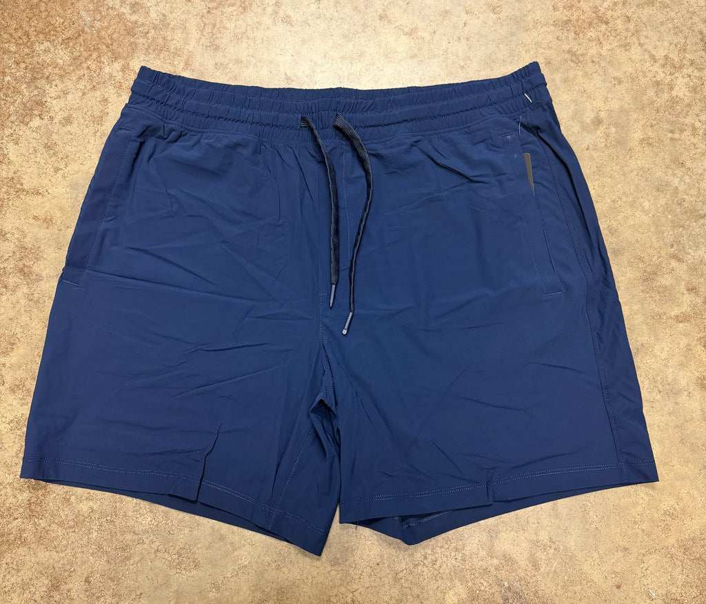 Navy 90 degree shorts