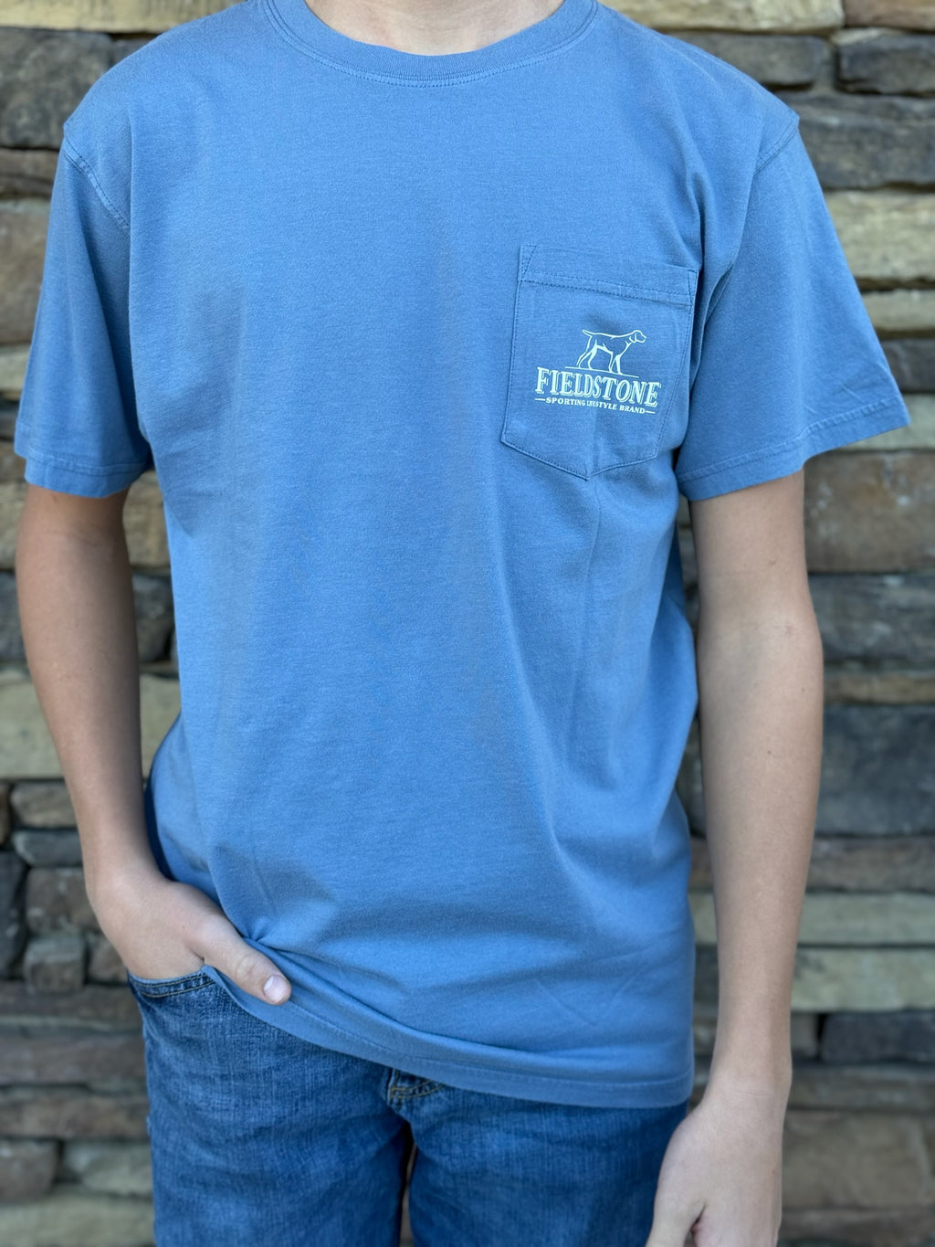 Fieldstone decoy pup tee