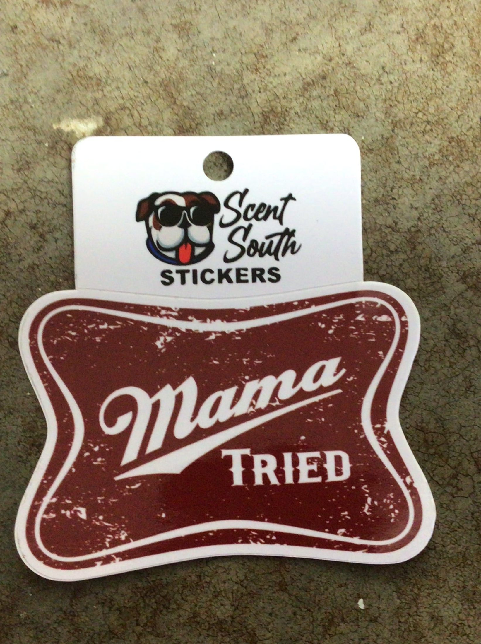 Scent South Mama Tried Sticker