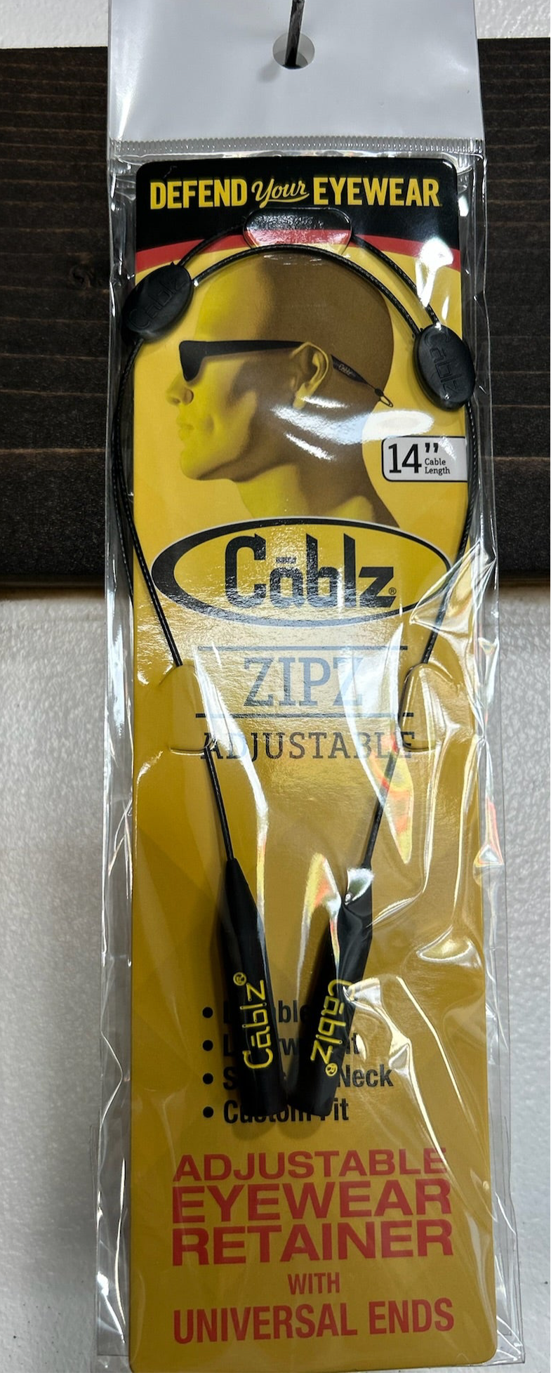 Cablz zipz  adjustable universal end