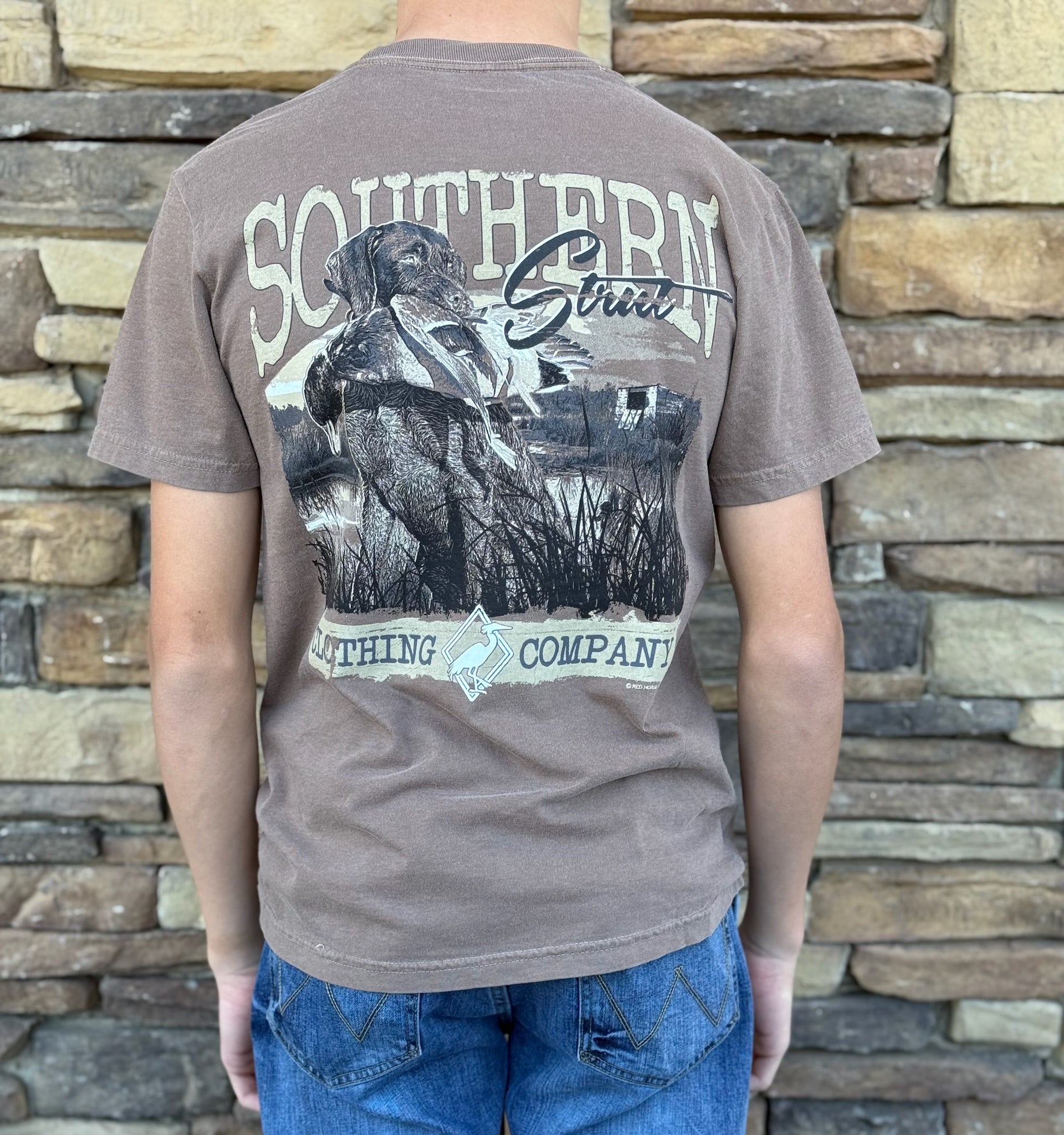 Southern Strut marsh pointer tee