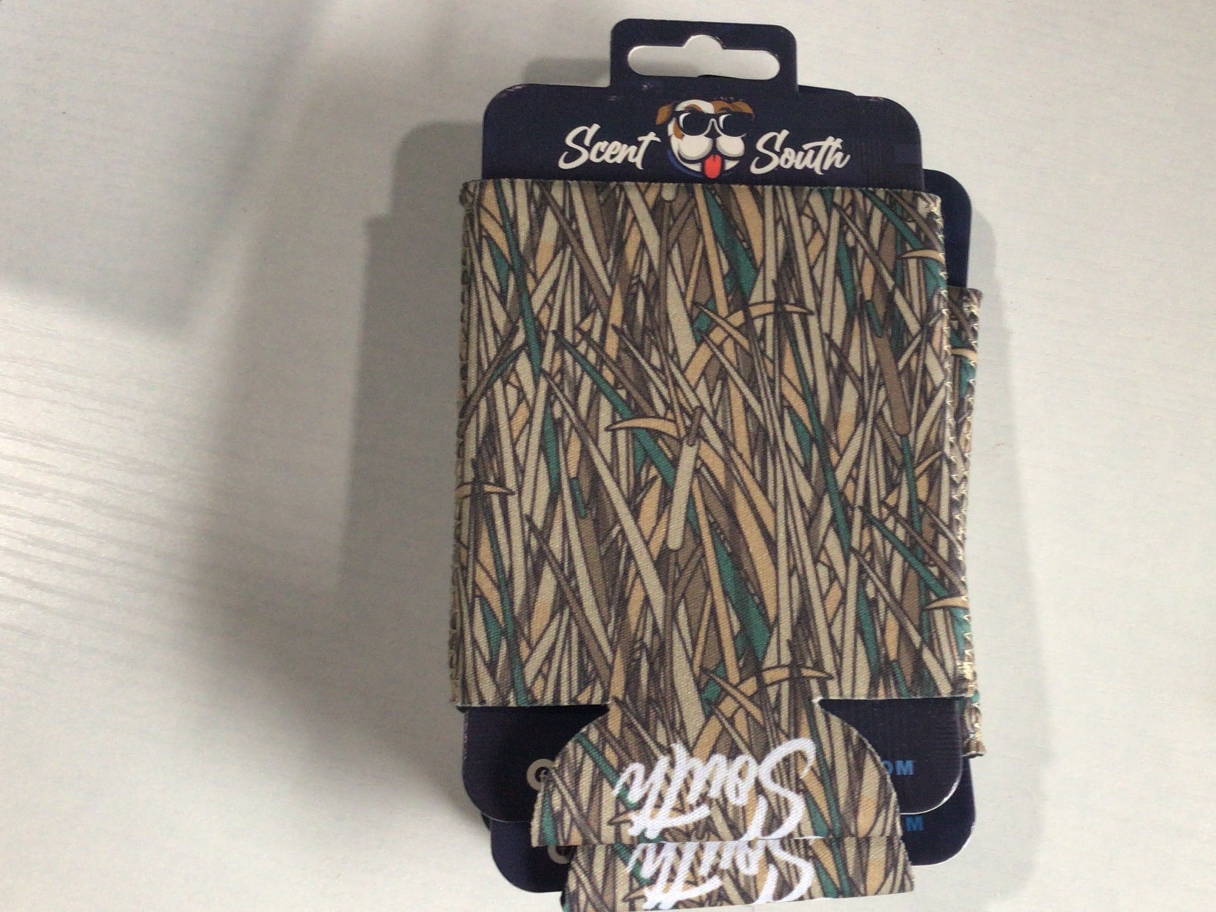 Scent south shadow grass koozie