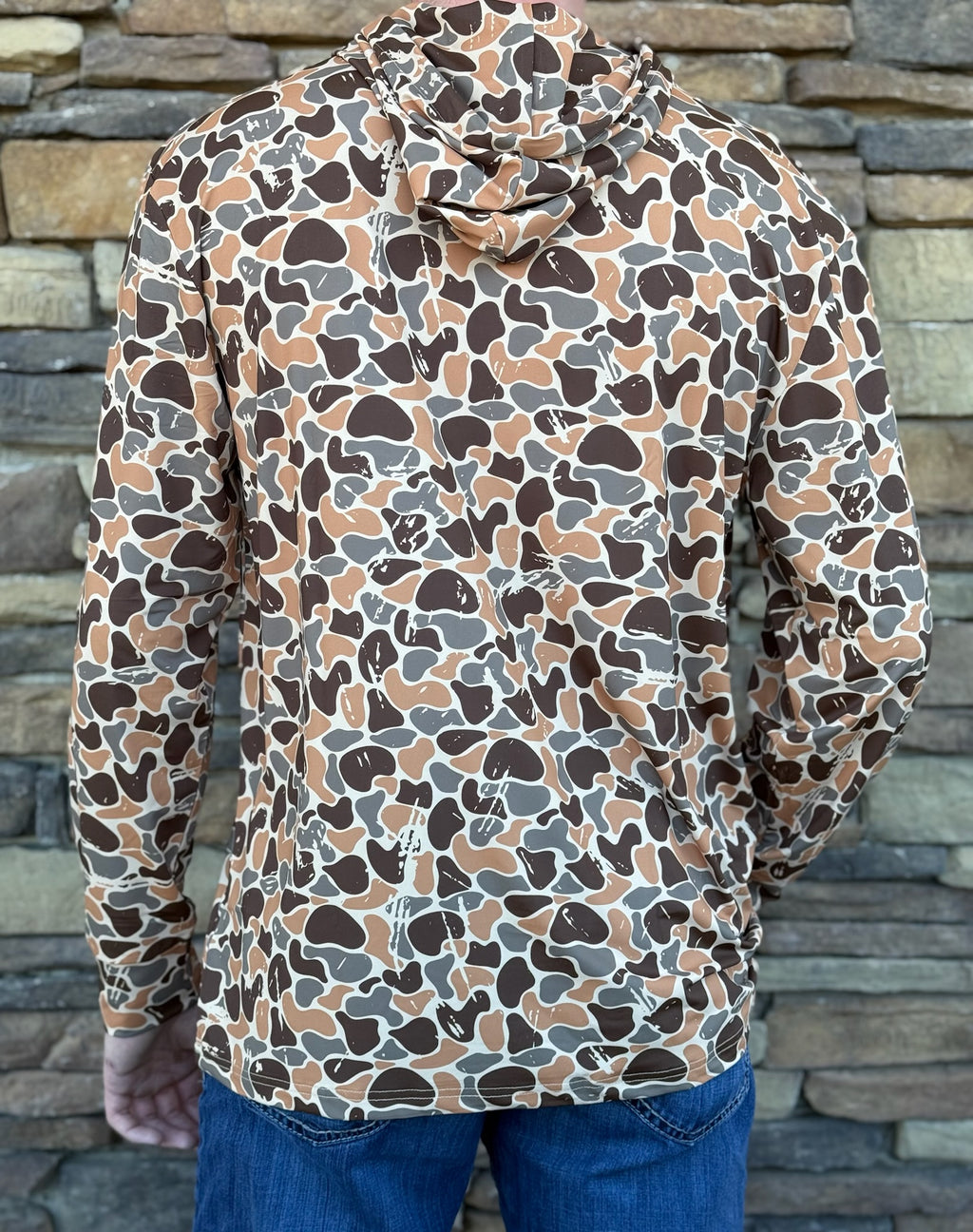 Fieldstone woodlands camo lightweight hoodie