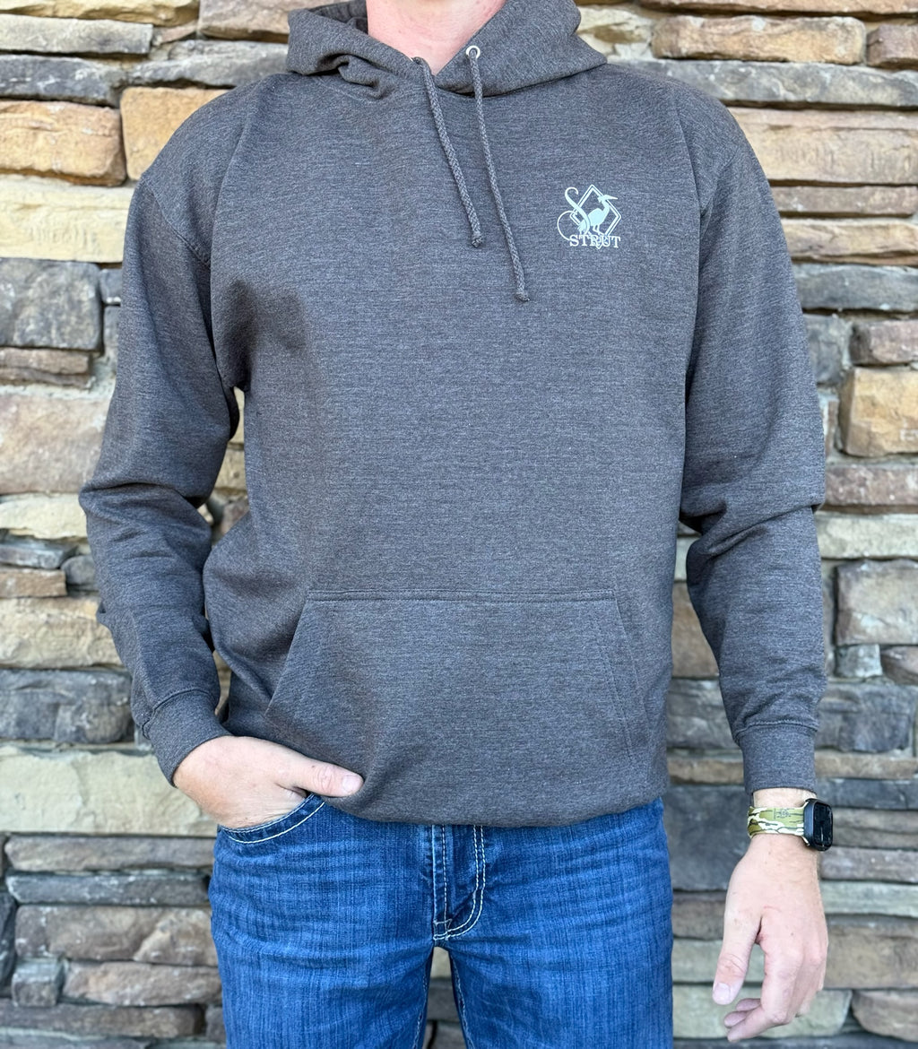 Southern Strut Camo Lab Hoodie Dark Grey