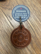 Sugar house Leather Antlers Keychain