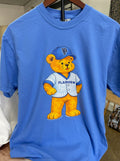 Blue Plv Baseball Bear Tee