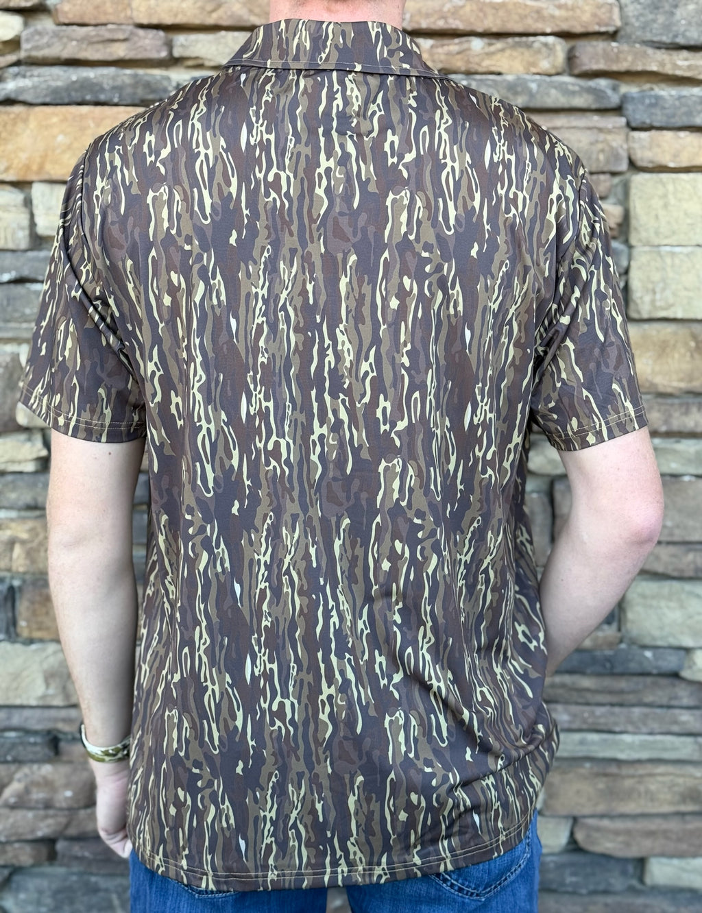 Embry brown ranch golf polo