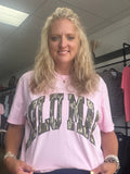 Lulumac bottomland pink tee