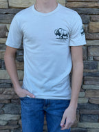 Be strong buffalo tan tee