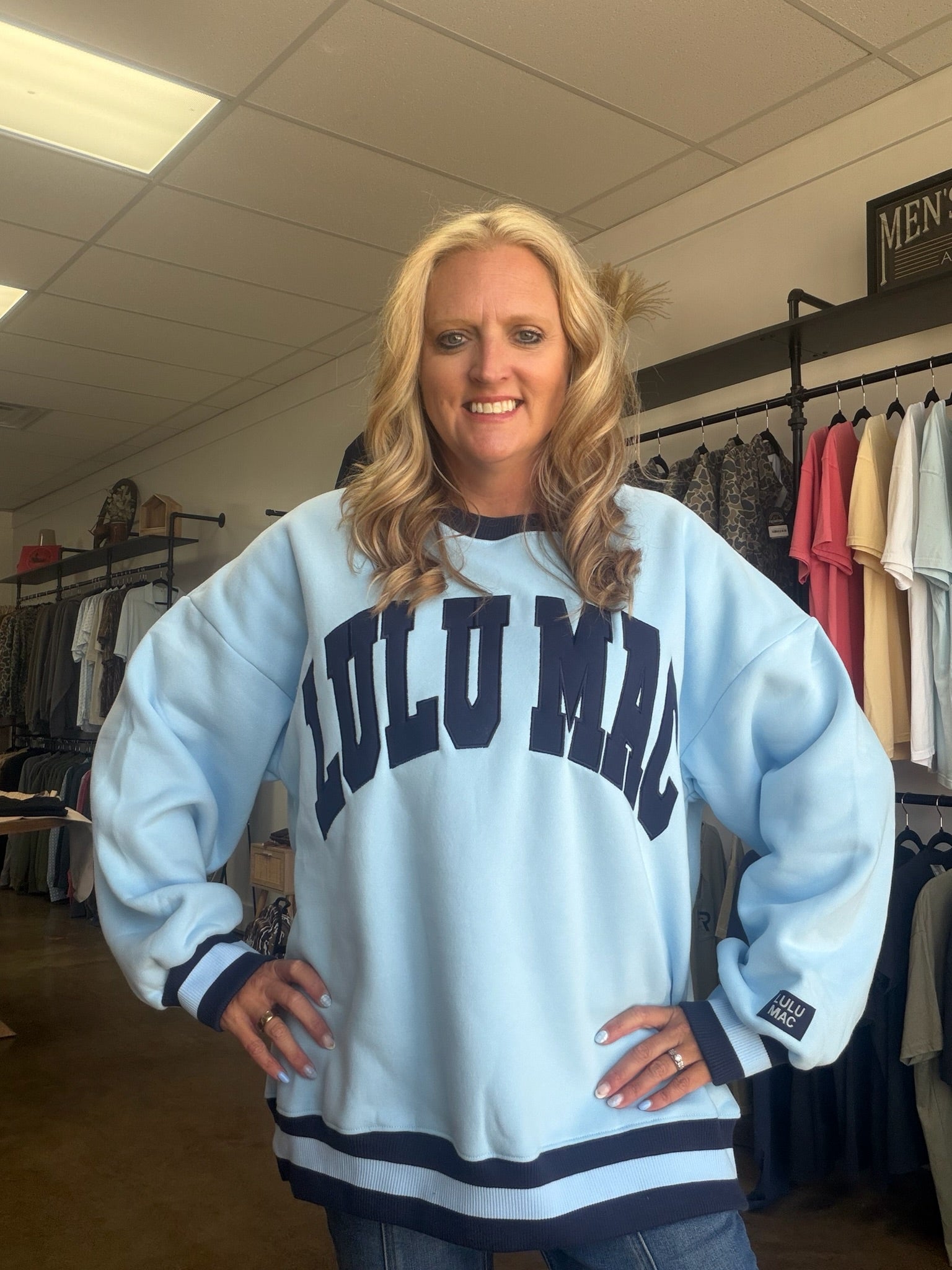 Lulu Mac blue/navy sweatshirt