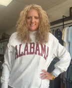 Alabama reversible mock neck sweatshirt