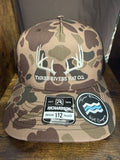 Three Rivers hat whitetail rack hat