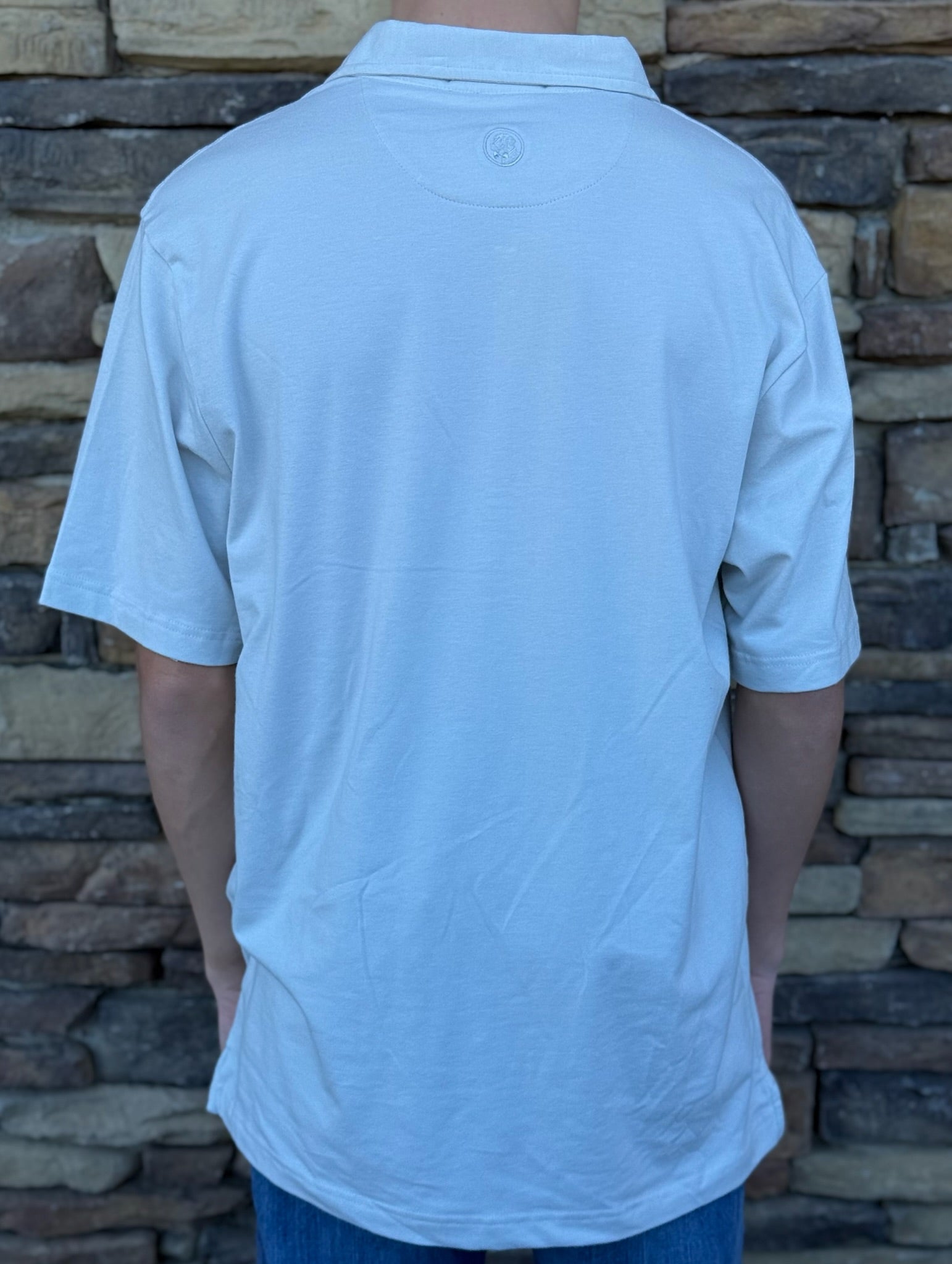 Southern Proper Polo Light Grey