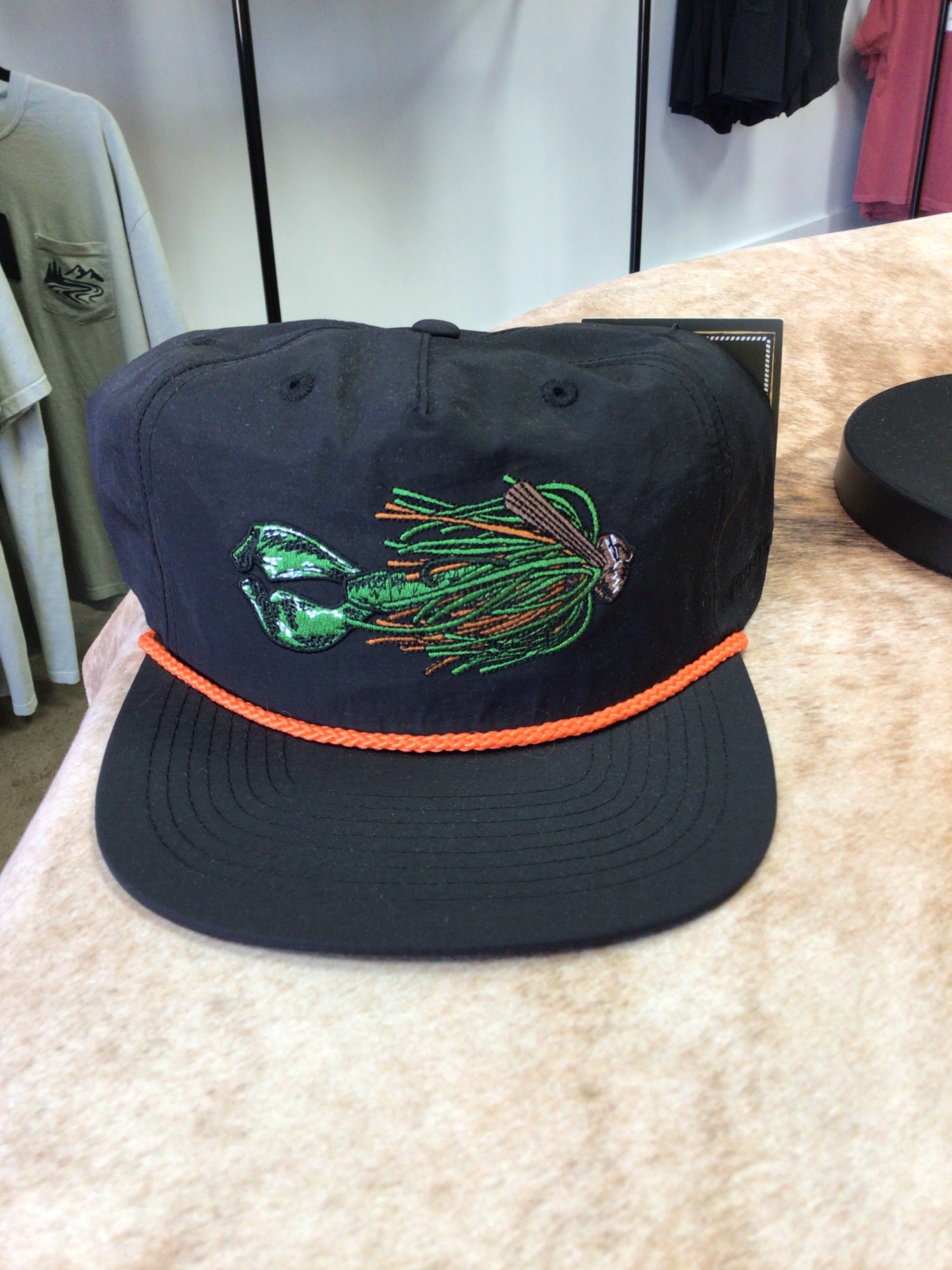 Fieldstone fishing lure black hat