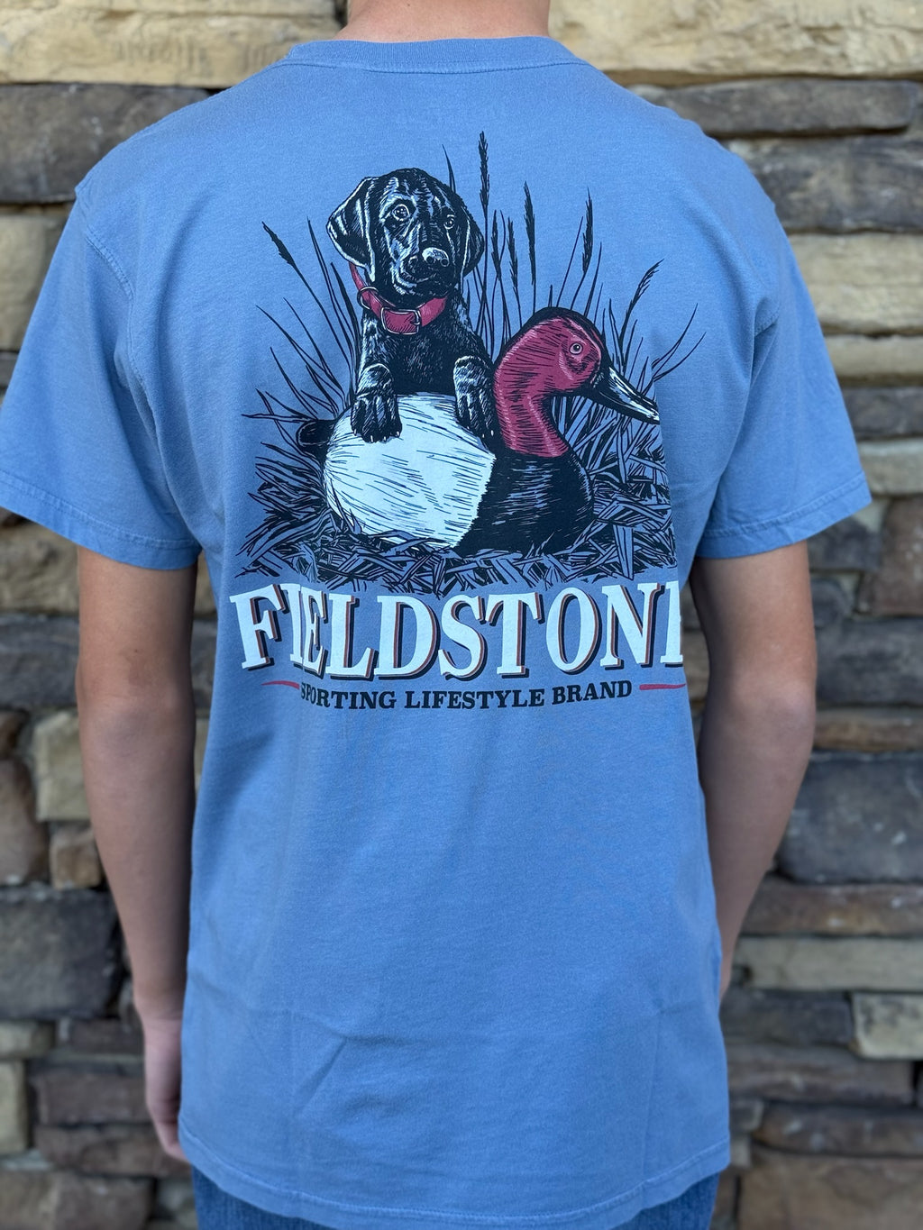 Fieldstone decoy pup tee