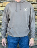 Southern Strut dog and duck brown hoodie