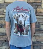 Alabama brown lab tee