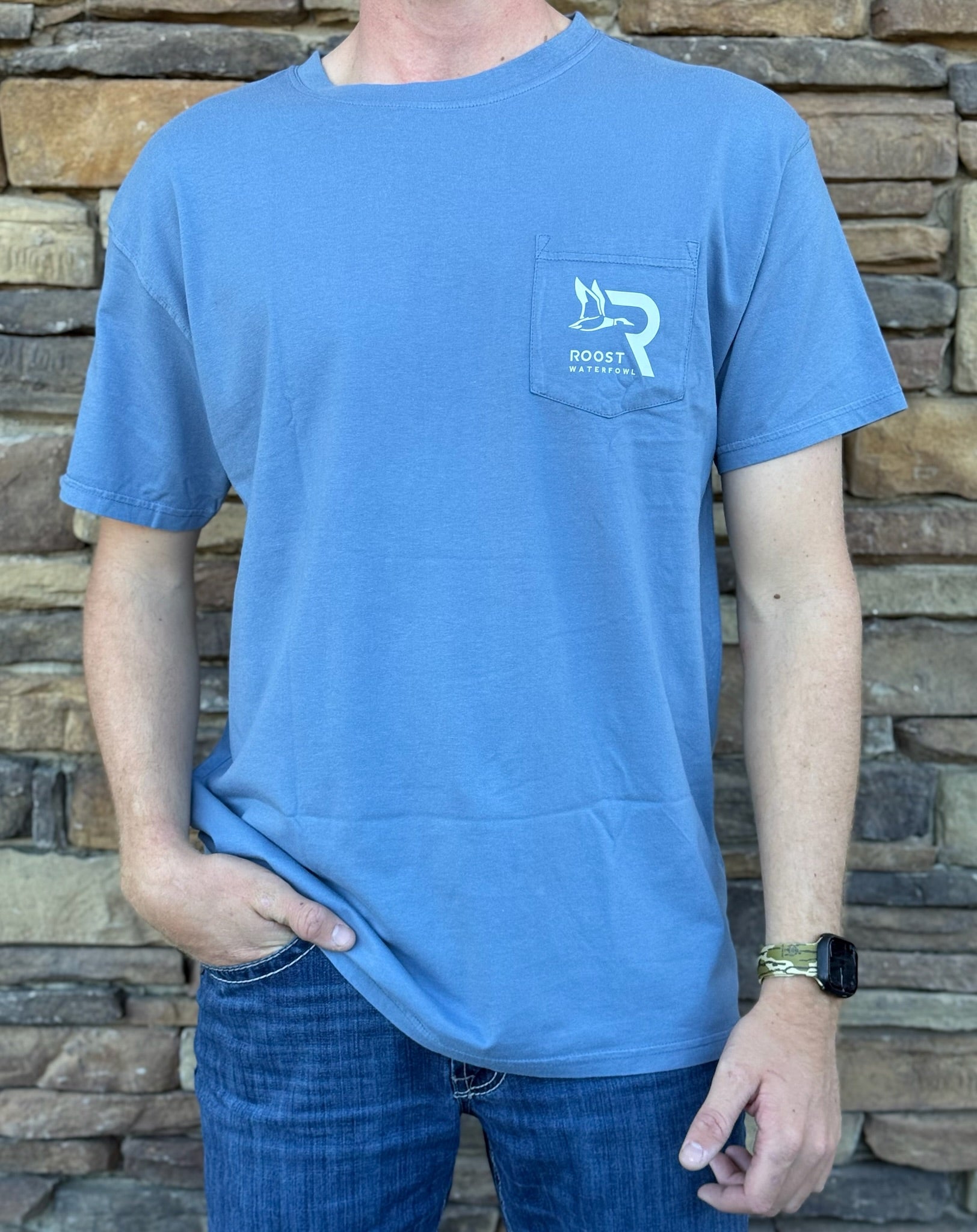 Roost morning shift tee