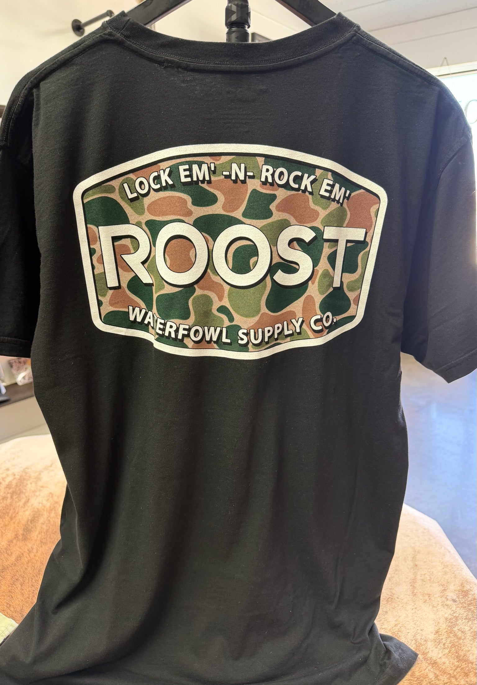 Roost Camo Logo Tee