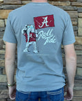 Alabama elephant flag grey tee