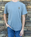 Southern Strut deer skull grey tee