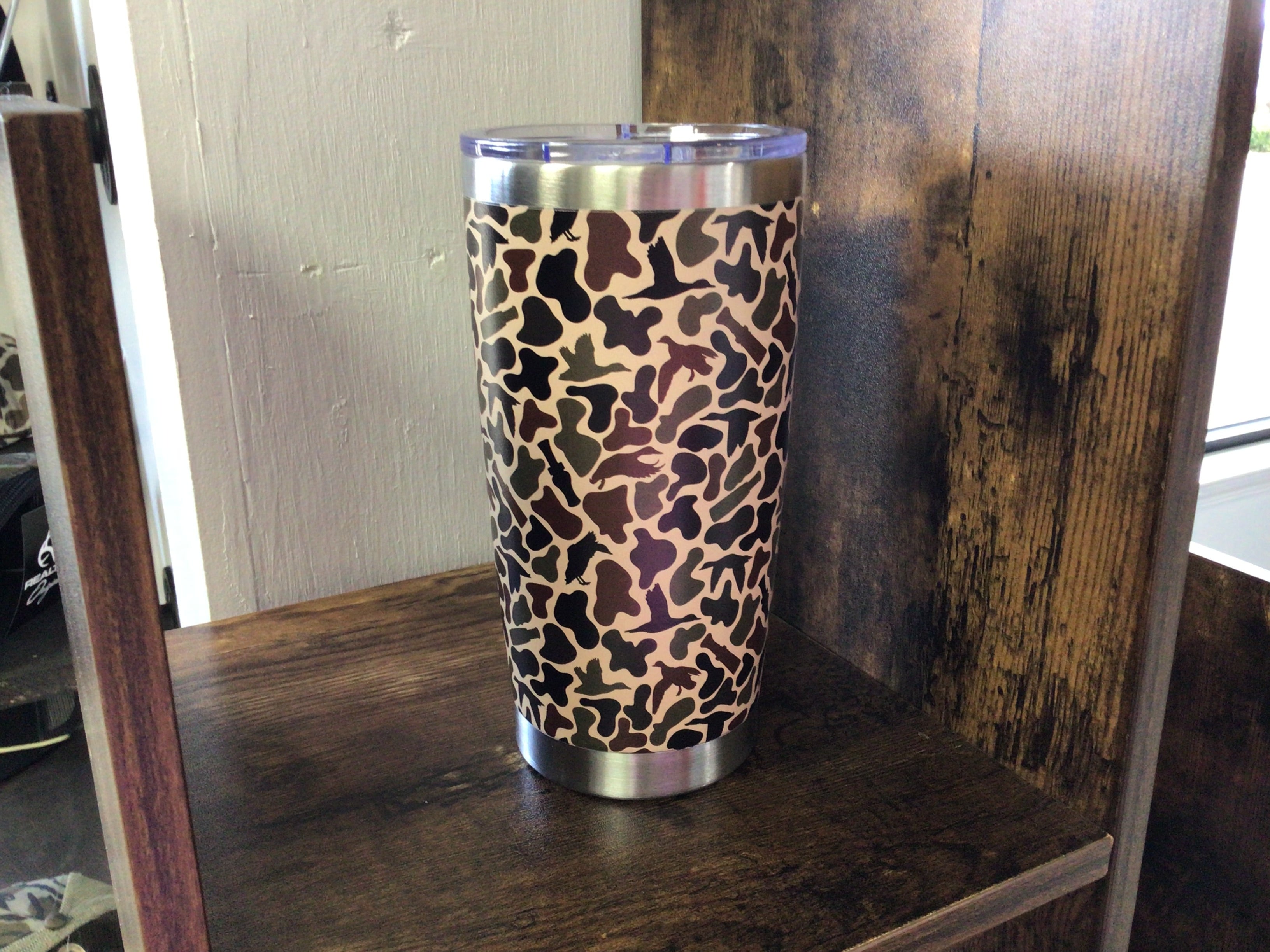 Scent South 20 oz Travel Mug Duck Camo