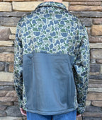 Backwoods camo quarter zip