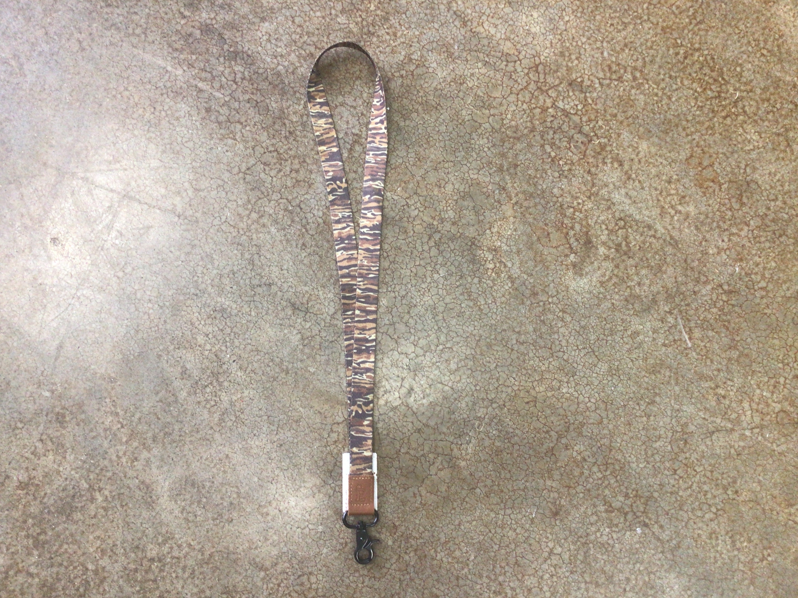 Embry brown ranch camo lanyard