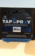 Tap to pray large navy bracelet