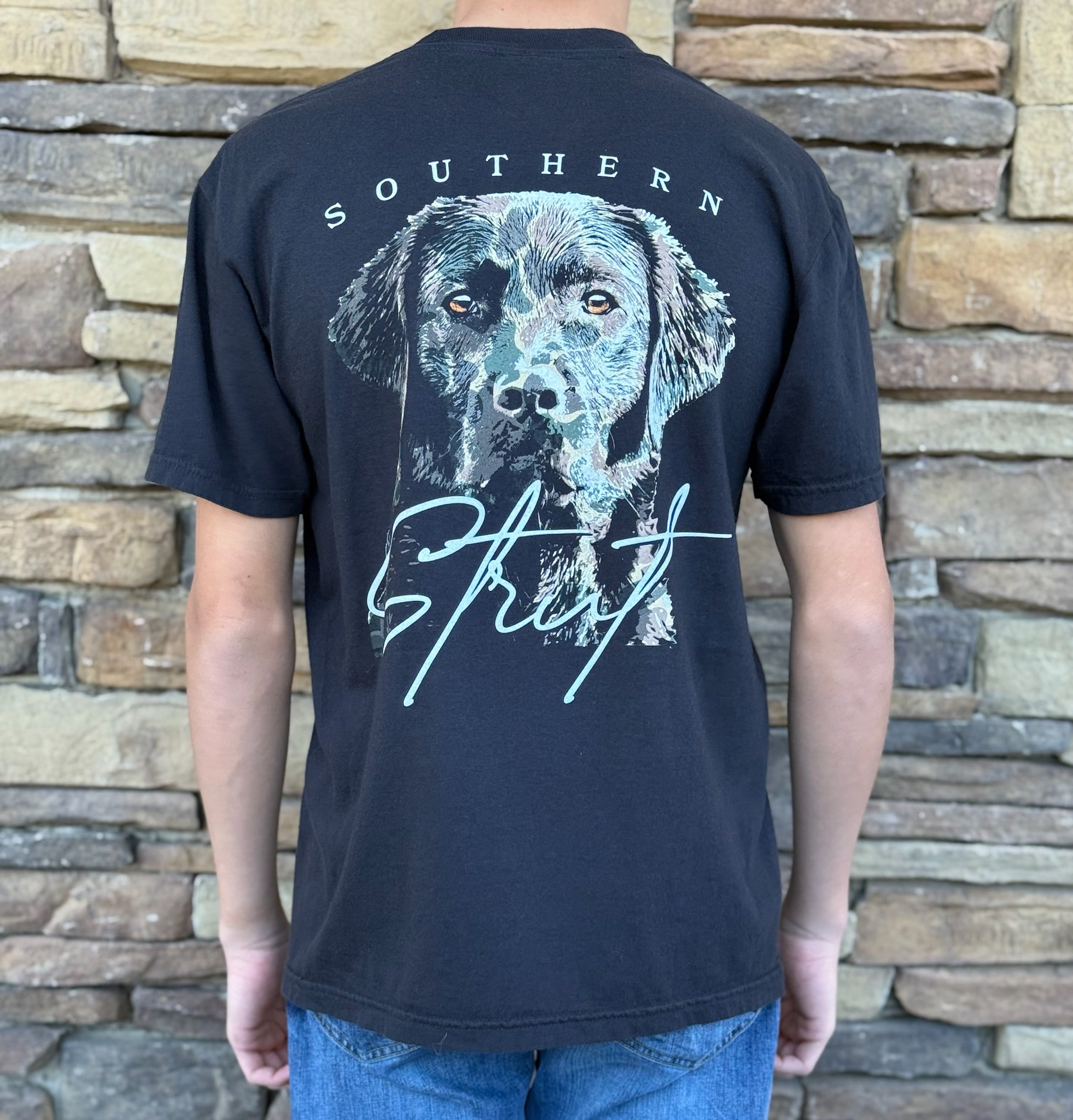 Southern Strut camo lab tee