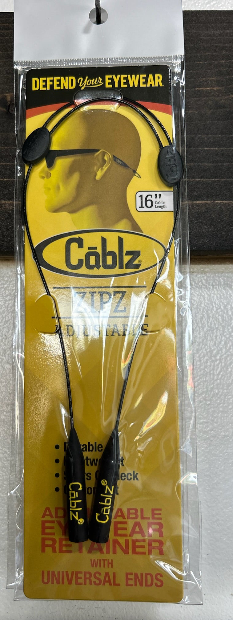 Cablz silicone black 16”