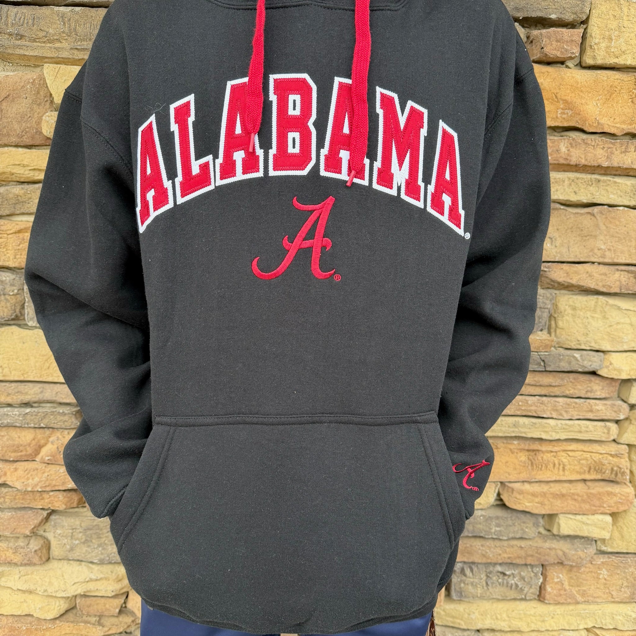 Alabama Black  and Red Hoodie