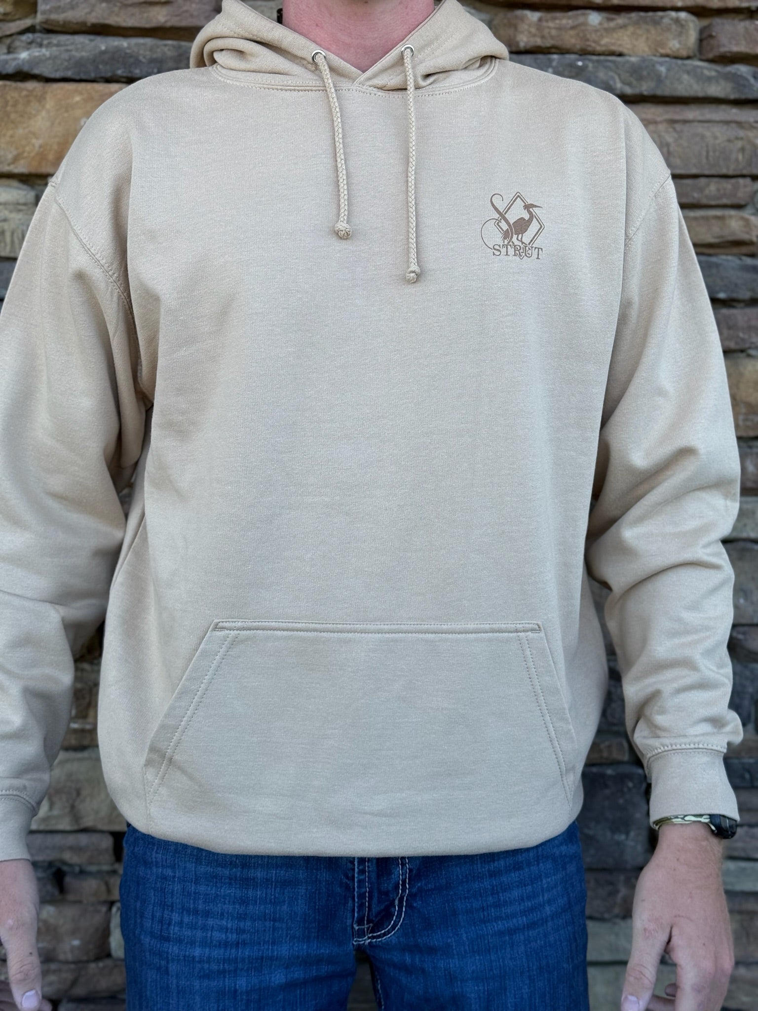 Southern Strut deer skull hoodie