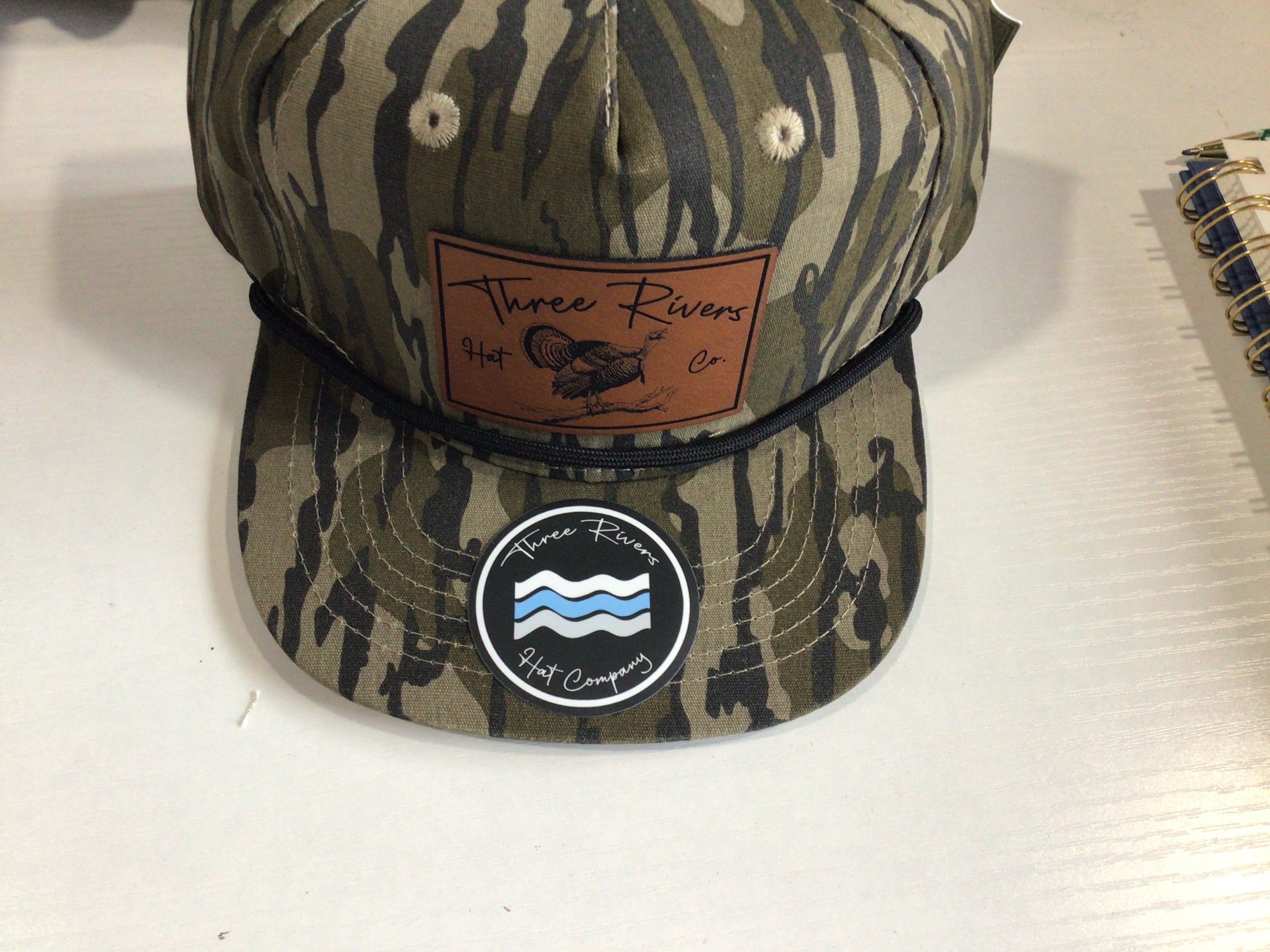 Three rivers youth turkey camo hat