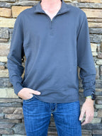 Bermuda sands asphalt quarter zip pullover