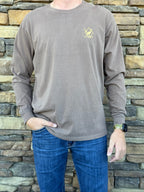 Southern Strut hunting around clock long sleeve tee
