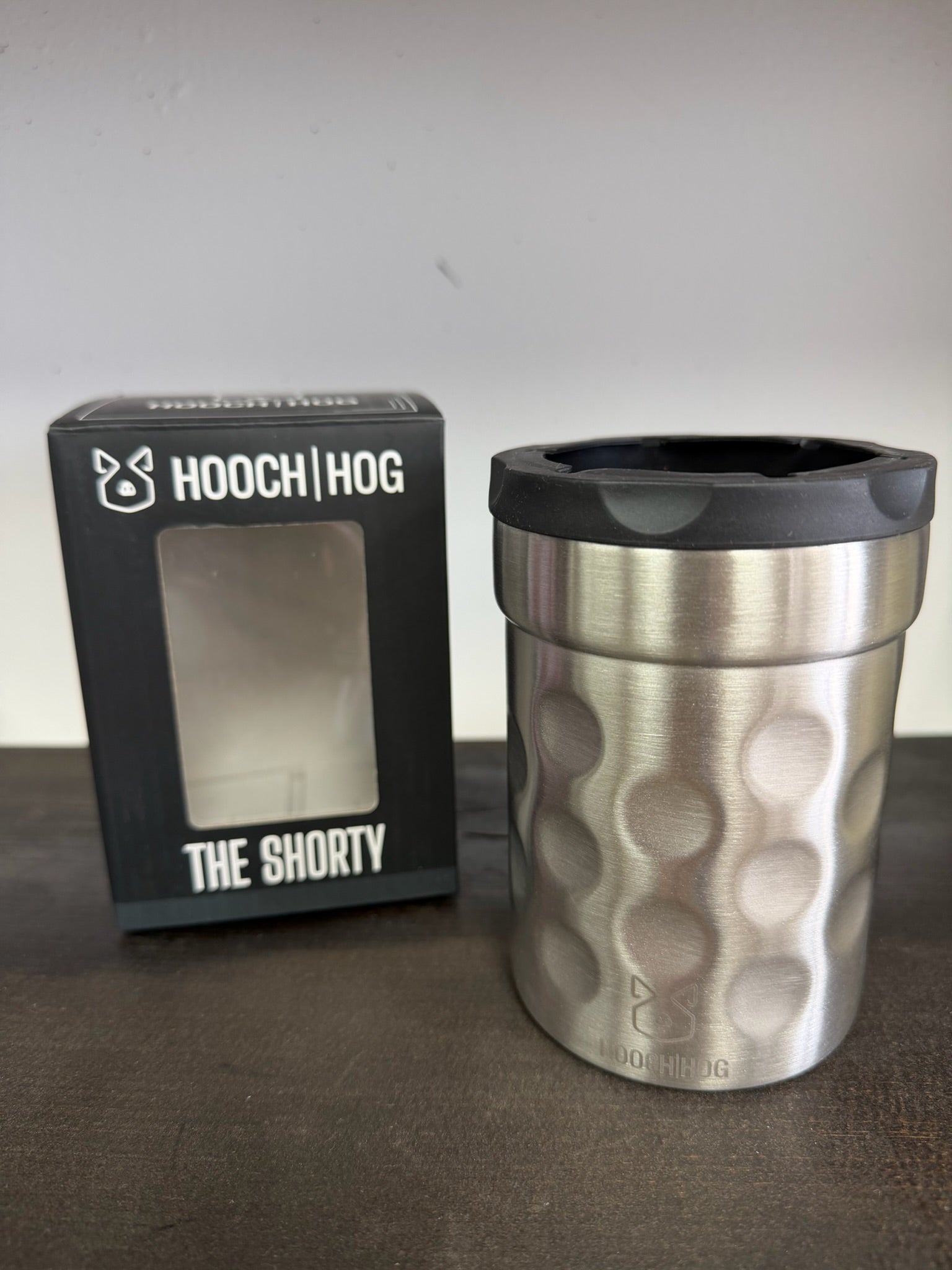 Hooch Hog 12 oz Stainless Shorty Can Holder